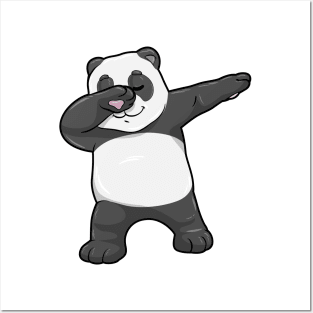 Panda at Hip Hop Dance Dab Posters and Art